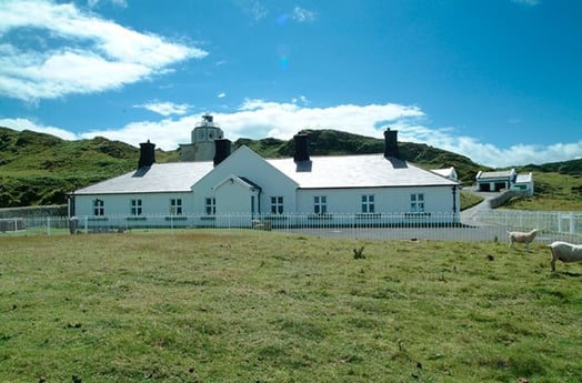 The cottages at Bull Point Lighthouse