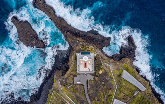 Lighthouse from directly above