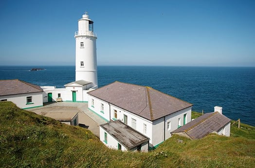 The lighthouse and cottages