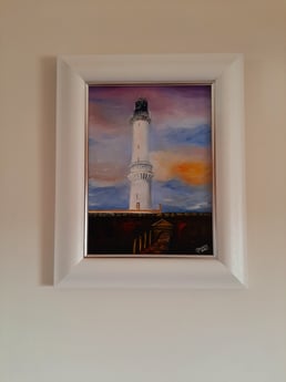 Girdleness Lighthouse by a local artist.
