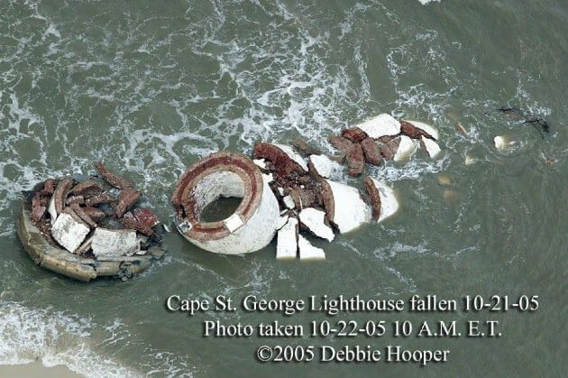 St George Lighthouse Collapsed